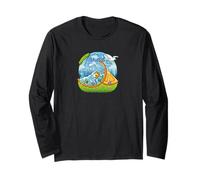 Frutiger Aero Y2K Fashion Trends Statement Pezzo Tech Arancione Maglia a Manica