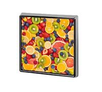 Frutta, Arance, Fragole, Kiwi, Spilla Quadrata, Spille da Risvolto, Cravatta, Abito, Accessori per Matrimoni, Compleanni, Per Uomo e Donna