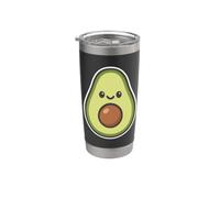 Frutta Carina Avocado Kawaii Bicchiere termico in acciaio inox doppia parete