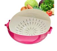 Frutta Cleaner Gadget Cucina Scolapiatti Cleaner Veggie Insalata | Lavaggio Verdure Cestino di Scarico Ciotola Strumenti di Pulizia Accessori Da Cucina Campeggio BBQ Picnic Casa Appartamento