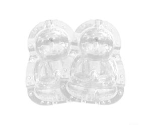 Frutta, confezione da 2 5 cm per mini Buddha Doll zucca per stampo pera melone contenitore per la coltivazione