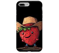 Frutta da cowboy per gli amanti del ranch e delle fragole Custodia per iPhone 7 Plus/8 Plus