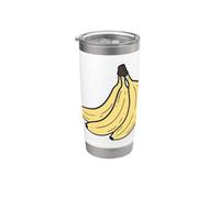 Frutta delle banane per le vacanze estive Bicchiere termico in acciaio inox doppia parete