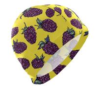 Frutta di Gelso Fresco Giallo Grande Nuoto per gli Uomini Capelli Corti Impermeabile Nuotare per gli Uomini Protezione dei Capelli e Riduzione Della Resistenza Gorro de natacion para Hombre