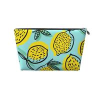 Frutta Di Limone Giallo Abucaky, Borsa da toilette Borsa per trucco Borsa per cosmetici Borsa da toilette da viaggio portatile