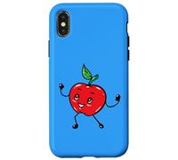 Frutta di mele per l'autunno dell'equipaggio familiare del giorno della Custodia per iPhone X/XS