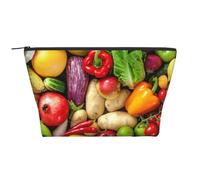 Frutta E Verdura Fresca, Borsa da toilette Borsa per trucco Borsa per cosmetici Borsa da toilette da viaggio portatile