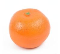Frutta finta in plastica vivida, decorazione per cucina, elegante composizione di frutta artificiale per la casa (arancione)