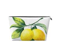 Frutta Fresca Del Limone Giallo Brillante, Borsa da toilette Borsa per trucco Borsa per cosmetici Borsa da toilette da viaggio portatile