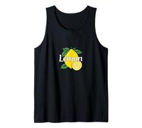 Frutta fresca di estate del limone - illustrazione con Lettering Canotta