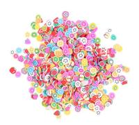 Frutta in Argilla Decorazioni Unghie 5000 Pezzi per Unghie | Dita, Forme Frutta Colorate, Morbide, Adatte a Face Decoration e Crafts Supply