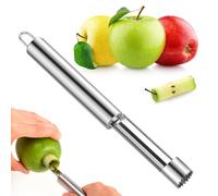 Frutta Levatorsoli Multifunzione，Levatorsolo per Mele in Acciaio Inox，Pera Core Remover Strumento per la Casa e la Cucina，per Appenderlo, per Mele e Pera,Facile da Pulire,Lavabile in Lavastoviglie