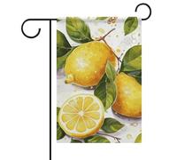 Frutta Limone Estate Giardino Bandiera Doppio Lato 30x45 Pollici Yard Bandiere Primavera Sole Giardino Bandiere Stagionale Benvenuto Outdoor Bandiera Decorazione
