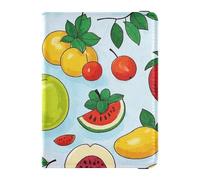 Frutta Modello Personalizzato Bacca In Pelle Passaporto Porta Libro per Viaggio Documenti Organizzatore Protector Passaporto Portafoglio per le donne Impermeabile, modello di frutta Bacca