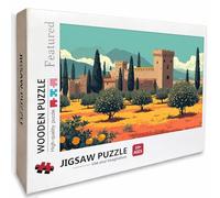 Frutta Puzzle 5000 Pezzi Adulti, Puzzle Legno con Scatola 156x105cm, Idea Regalo Uomo e Donna, Giochi Divertenti per Familiar, Squisita confezione Regalo, Estate Decorazioni, (Architettura) N-4599
