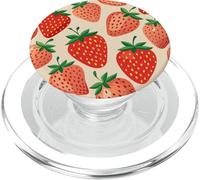 Frutta Rosa Rosso Fragola Modello PopSockets PopGrip per MagSafe