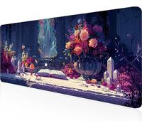 Frutta Tappetino Mouse XXL 1000x400x3mm, Tappetino Mouse Gaming Lavabile, Rosso con Bordi Cuciti, Fondo in Gomma Antiscivolo Resistente Tappeto Gaming per Lavoro Ufficio, Regalo Uomo PjY11446 H-P