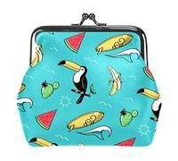 Frutta tropicale Tucani Portamonete Portafogli Borse vintage per regalo