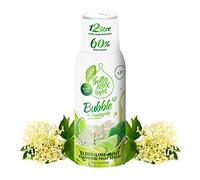 FruttaMax Sciroppo ai Fiori di Sambuco Senza Zucchero - 60% Frutta Vera | Sciroppo a Basso Contenuto Calorico per Gasatori, Cocktail e Dessert - 500ml