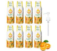 FruttaMax Sciroppo all’Arancia | Meno Zucchero | 60% Frutta Vera | Compatibile con Gasatori - 8 x 500ml