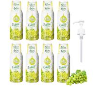 FruttaMax Sciroppo all’Uva | Meno Zucchero | 60% Frutta Vera | Compatibile con Gasatori - 8 x 500ml