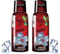 FruttaMax Sciroppo alla Cola Senza Zucchero - 50% Frutta Vera | Sciroppo a Basso Contenuto Calorico per Gasatori, Cocktail e Dessert - 2 x 500ml