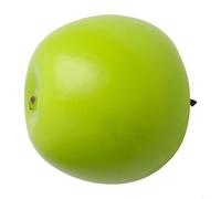 Frutti artificiali per la decorazione della casa, set di frutta finta realistica in plastica con mele, pesche, arance, pere, limoni, lime e banane per la cucina, (verde)