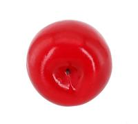 Frutti artificiali per la decorazione della casa, set di frutta finta realistica in plastica con mele, pesche, arance, pere, limoni, lime e banane, per la cucina, (grande rosso)