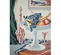 Frutti deliziosi Dipingere con i Numeri per Adulti,con Telaio Kit di pittura su Tela Set di Pittura a Olio Fai da Te con pennelli e Colori Acrilica Paint by Numbers Decora la casa Regalo 60x75 cm