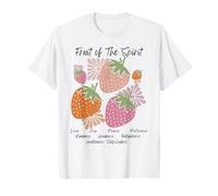 Frutti dello Spirito Bibbia Cristiana Versetto Gesù Fede Donne Maglietta