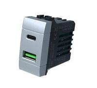 FRUTTI MODULI COMPATIBILI BTICINO LIVINGLIGHT - TECH SILVER - Prese, USB, INTER