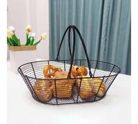 Fruttiera Ciotola Cestino Porta in Ferro Design a Filo Facile Da Pulire