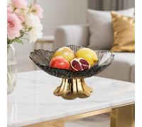 Fruttiera con piedistallo, decorazione per la casa, per cucina, sala da