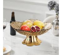 Fruttiera con piedistallo, decorazione per la casa, per cucina, sala da