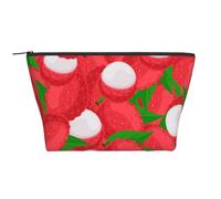 Frutto Del Modello Di Litchi, Borsa da toilette Borsa per trucco Borsa per cosmetici Borsa da toilette da viaggio portatile