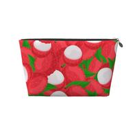 Frutto Del Modello Di Litchi, Borsa da toilette Borsa per trucco Borsa per cosmetici Borsa da toilette da viaggio portatile