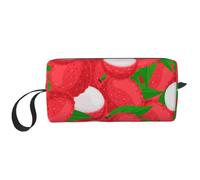 Frutto Del Modello Di Litchi, Borsa per il trucco Borsa per cosmetici Borsa da toilette da viaggio portatile Borsa per trucco Organizer