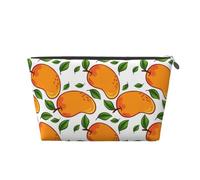Frutto Del Modello Di Mango E Foglie, Borsa da toilette Borsa per trucco Borsa per cosmetici Borsa da toilette da viaggio portatile