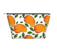 Frutto Del Modello Di Mango E Foglie, Borsa da toilette Borsa per trucco Borsa per cosmetici Borsa da toilette da viaggio portatile