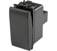 Frutto interruttore unipolare 16 A 250 V antracite Antracite