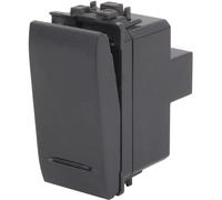 Frutto interruttore unipolare 16 A 250 V con spia luminosa antracite