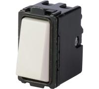 Frutto interruttore unipolare serie "Basic" 10 A avorio Avorio