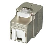 Frutto Keystone Cat6A 10GbE FTP Toolless 180° con Otturatore - Intellinet IWP-MD C6A/TLFE
