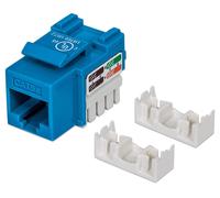 Intellinet Frutto Keystone RJ45 Cat.5E UTP IDC 90° Blu