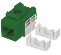 intellinet Keystone Jack, Cat5e, UTP, Punch-down, Verde