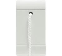 Frutto pulsante unipolare 16 A a Tirante bianco Evolution Bianco