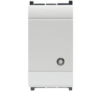 Frutto pulsante unipolare 16 A bianco Evolution Bianco