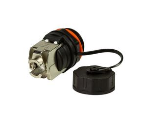 Frutto Toolless RJ45 Cat6A Schermato IP68 Keystone - Logilink IWP-MD C6A-IPTLS