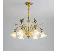 Fruttole lampadario Fiori d'oro Vintage lampadari Pranzo Sputnik a Sospensione Floreale Grande Lampada Antica sospesa per Camera da Letto Soggiorno Cucina Isola Foyer