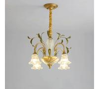 Fruttole lampadario Fiori d'oro Vintage lampadari Pranzo Sputnik a Sospensione Floreale Grande Lampada Antica sospesa per Camera da Letto Soggiorno Cucina Isola Foyer